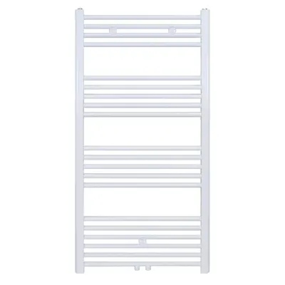 Radiateur de Bain 1200x500 Raccordement G+d Blanc