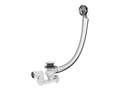 Bath Siphon Automatic Emptying Chrome-Plated 6/4