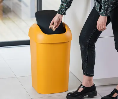 Balancio Poubelle Jaune 50 l 2