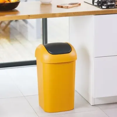 Balencio Poubelle Jaune 25 l 2