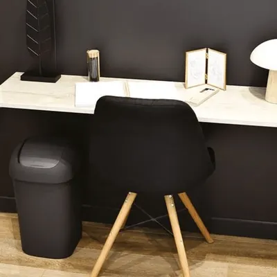 Balancio Poubelle Noire 25 l 2