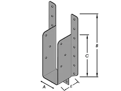 Beam Supports, with Strip 38 mm