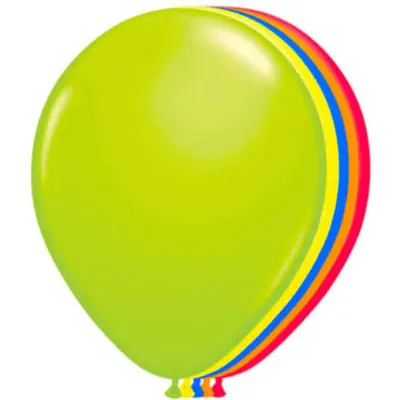Balloon Mix Colored 8pcs 25 cm