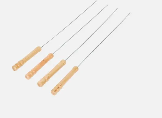 Barbeque Spies 4st Houten Handvat 1