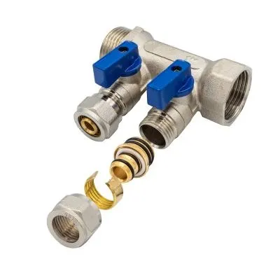 Belrad Collecteur 6 Lignes Bleu 4/4mf 4