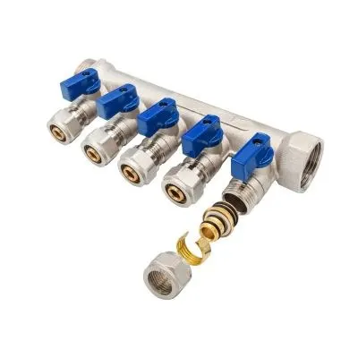 Belrad Collecteur 6 Lignes Bleu 4/4mf 7