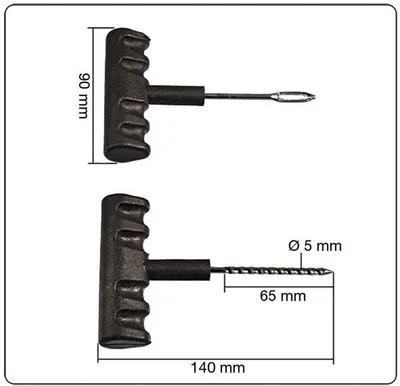 Benson Kit de Réparation de Pneus de Voiture 27 Pièces 5