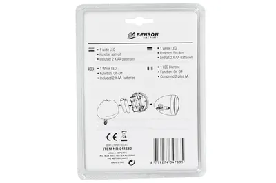 Benson Fietskoplamp 1 Led Chrome 3