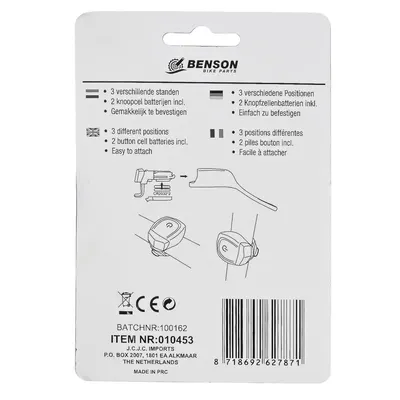 Benson Fietslampen Set Silicone 4