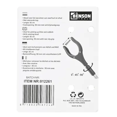Benson Grijper 82 cm 5