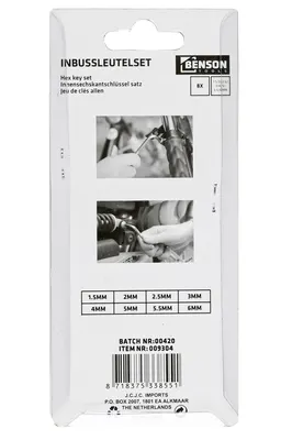 Benson Inbussleutel Set 8dlg 4