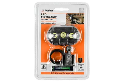 Benson Feu de Vélo Led Avant Blanc 6