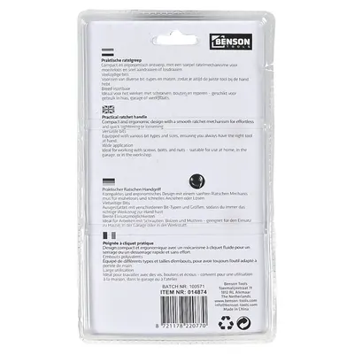 Benson Ratel Schr.draaier Set 37delig 2