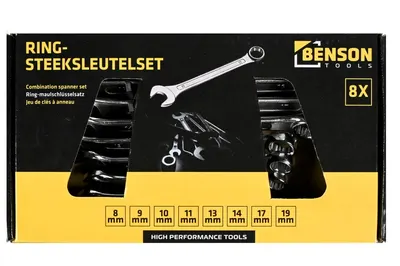 Benson Ring/steeksleutel Set 8dlg 2