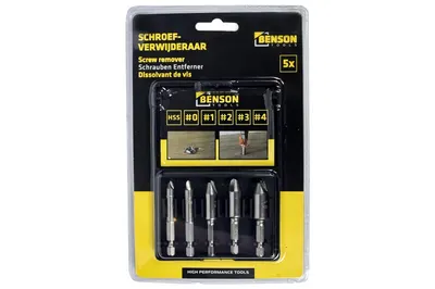 Benson Schroef Verwijderset 5dlg 3
