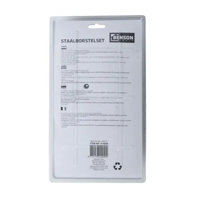 Benson Staalborstel Set 4dlg 3