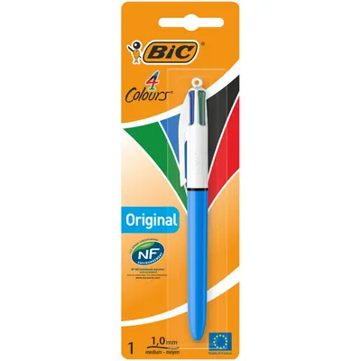 Stylo À Bille Bic 4 Pièces Couleur Div