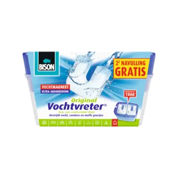Dispositif Absorbant L'humidité Bison 450 g Avec 2 Recharges