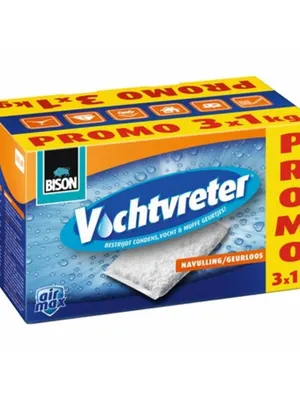 Recharge Absorbeur D'humidité Bison 2+1 Gratuite 3 kg