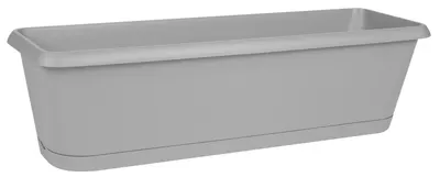 Bac À Fleurs 58x18x16 Gris