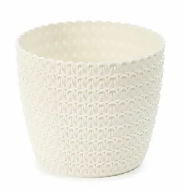 Bloempot Dia 19 H16cm Magnolia Jersey Wit 1