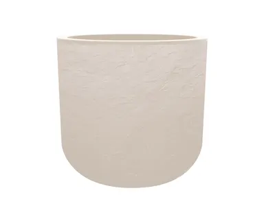 Flowerpot Volcania 38.5 cm Beige Lime