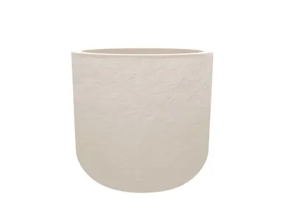 Bloempot Volcania 48.5 cm Beige Kalk 1
