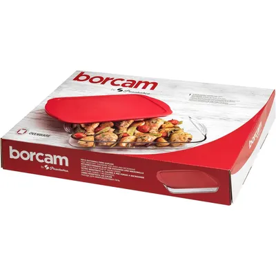 Plaque de Four Borcam Avec Couvercle 4