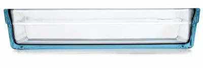 Borcam Square Glass Bowl 28x19cm 2