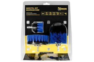 Borstel Set voor Boormachine 3