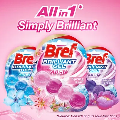 Bref Toilet Block Brilliant Gel 4