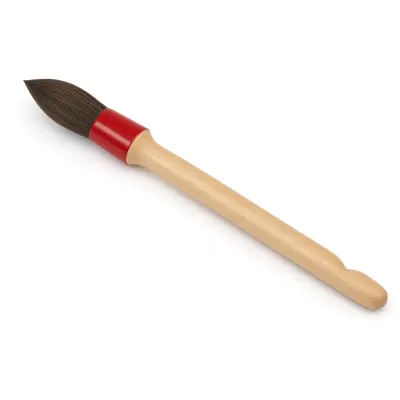 Brosse a Rechampir 18 mm, Long Manche Plastique Ivoire