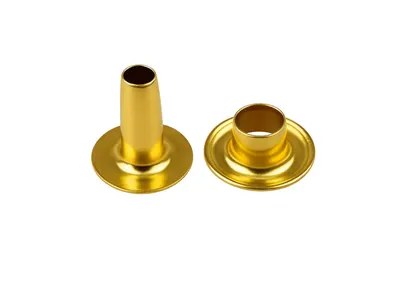 Tube Rivets, Brass 3.3 X 7 X 7 mm