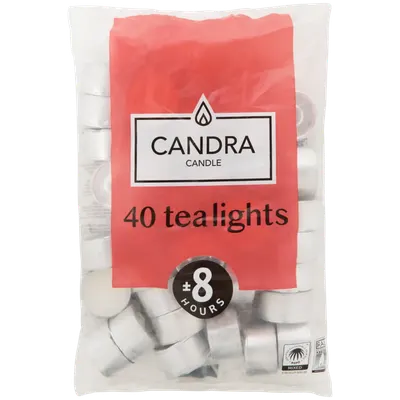 Candra Theelichten 40st 8 Branduren 2