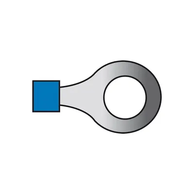 Carpoint Kabelschoen Ring 560 M6 Blauw 1