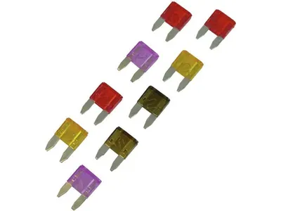 Carpoint Mini Plug Fusibles Assortiment 3-10a 9pcs