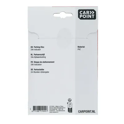 Carpoint Parkeerschijf 4