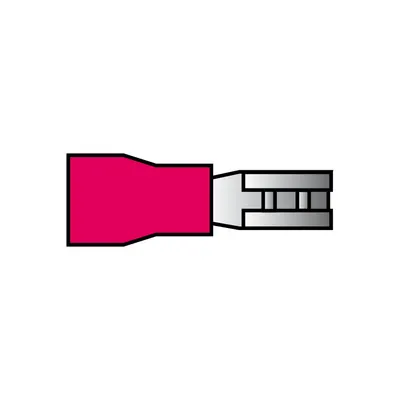Carpoint Vlakstekkerhuls 559 Rood 2.8x0.5mm 1