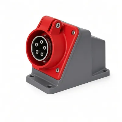 Ce Wand Stopcontact 415v 5x16a F Rood Ec69054