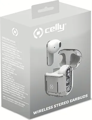 Celly True Wireless Earbuds Summer White 2