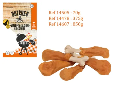 Chicken Wrapped Calcium Chicken Leg 70 g 1