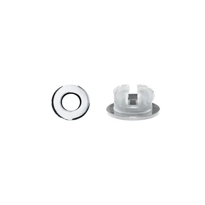 Chroom Overloop Ring voor Lavabo 2