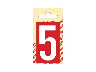 Numéro Plastique 60 mm Nr5 Rd