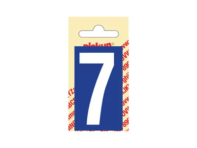 Chiffre Plastique 60 mm Nr7 Bl