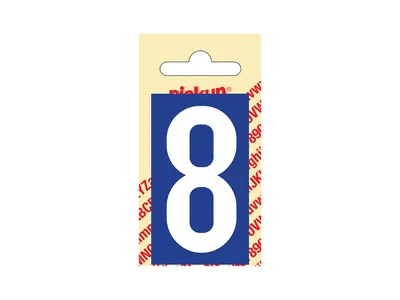 Chiffre Plastique 60 mm Nr8 Bl