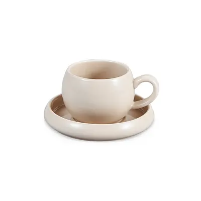 Ensemble Tasse + Soucoupe Cosmo 12pcs Beige 3