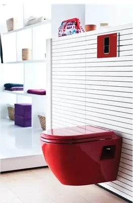 Creavit Amasra Wc-Zitting Rood Softclose Inox Scharnieren 3