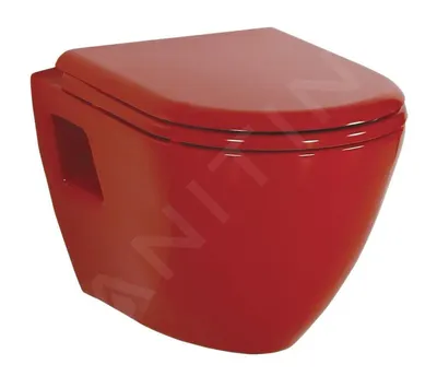 Creavit Wc Mural Design Rouge Tp325.701