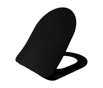 Abattant Wc Creavit Plat Soft Close Noir Mat