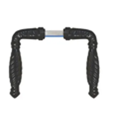 Black Twisted Door Handle